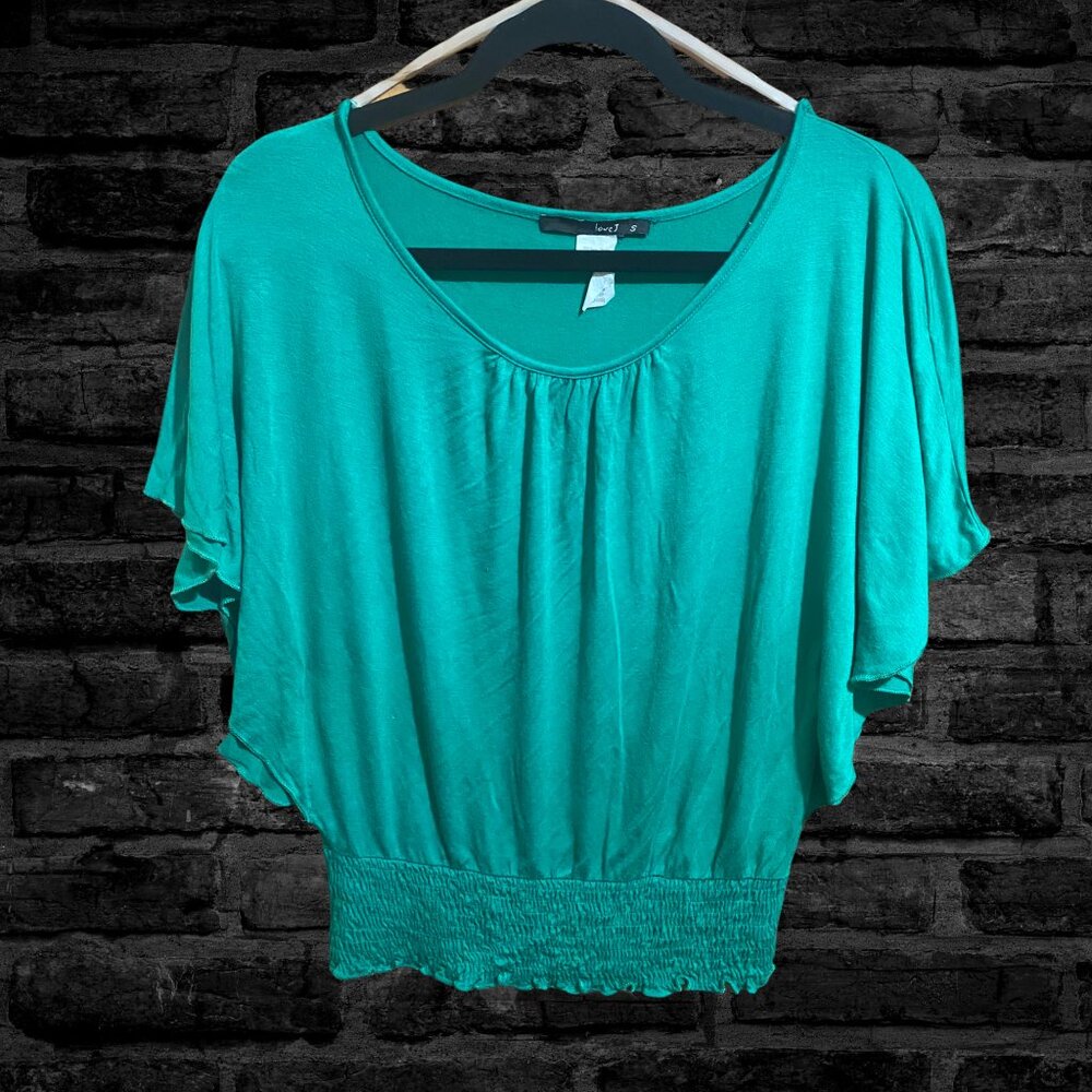 Women's Love J Knit Open Dolman Sleeve Top